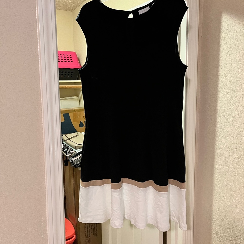 Color block sundress